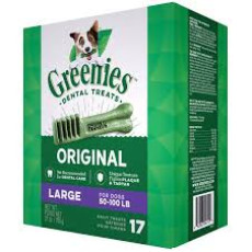 Greenies 大型 Large 牙齒骨 17支 X 3 包